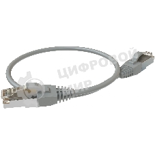 Патч-корд Sysmatrix PC 4545.5ES26.03LSZHGY F/UTP RJ-45 вил.-вилка RJ-45 cat.5e 0.5м серый LSZH