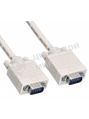 Кабель Buro CAB016S-10 VGA (m) VGA (m) 3м феррит.кольца серый
