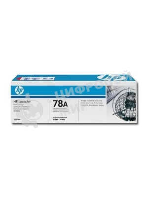 Картридж лазерный HP CE278A черный LJ P1566/P1606 (2100 стр.)