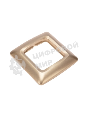 Рамка Kranz 1-я DEA горизонтальная Золотой металлик (1-20-240)