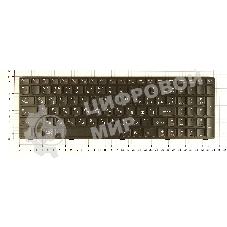 Клавиатура для ноутбука Lenovo IdeaPad Y570 черная рамка черная