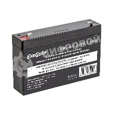 Батарея для ИБП ExeGate HRL 6-7.2 (6V 7.2Ah), клеммы F1