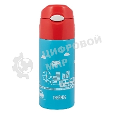 Термос Thermos FHL-401F BL 0.4л. голубой/красный с чехлом (320353)