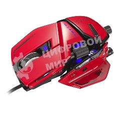 Мышь проводная Mad Catz R.A.T. 8+ ADV красный, 20000 dpi, USB, кнопки - 11