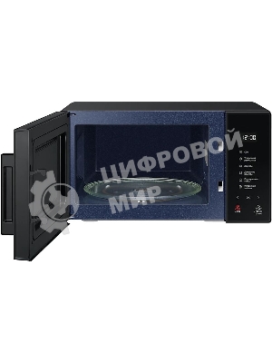 Микроволновая печь Samsung MS23T5018AK/BW черный, 23 л, 800 Вт, переключатели - сенсор