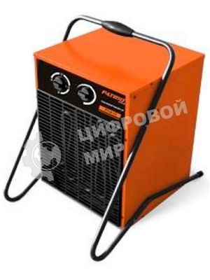 Тепловентилятор Patriot PT-Q 30, оранжевый/черный, 15/30 кВт, 400В, терморегулятор