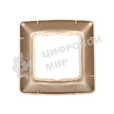 Рамка Kranz 1-я DEA горизонтальная Золотой металлик (1-20-240)