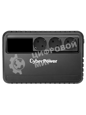 Источник бесперебойного питания CyberPower BU725E 725VA/390W (3 EURO) 