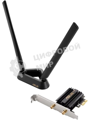 Сетевой адаптер Wi-Fi + Bluetooth Asus PCE-AXE59BT AX2400 PCI Express x1 2ант.
