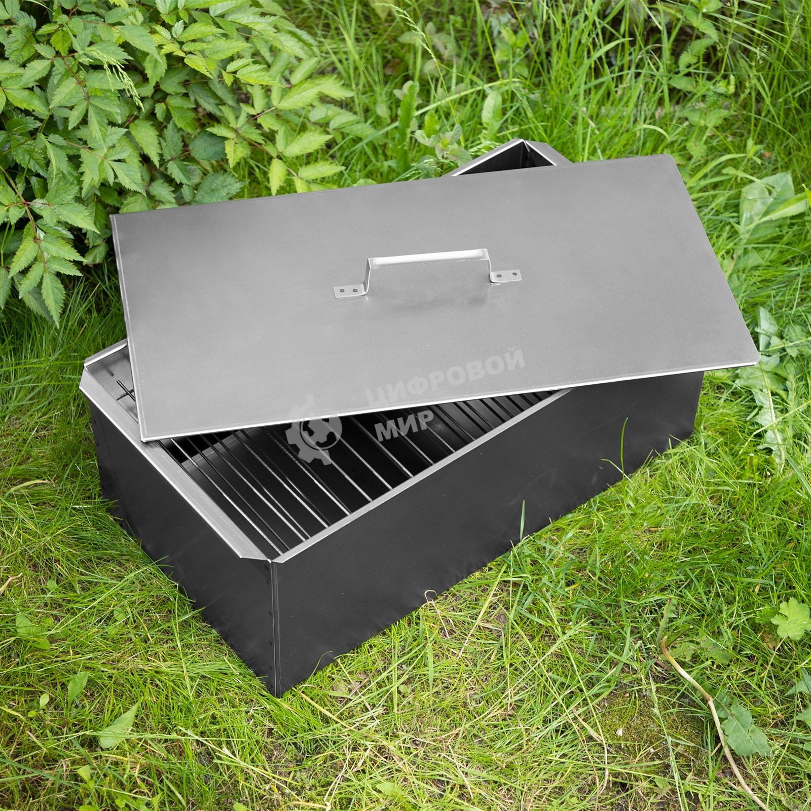 Коптильня Palisad Camping двухъярусная большая 600х320х250 мм, 0,8 мм, с поддоном