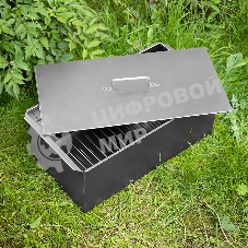 Коптильня Palisad Camping двухъярусная большая 600х320х250 мм, 0,8 мм, с поддоном