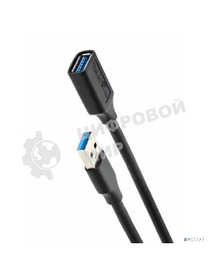 Кабель удлинительный USB3.0 Am-Af 5m Telecom черный (TUS708-5M)