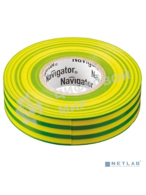 Изолента ПВХ Navigator 15 мм (рул.20м) жел/зел. NIT-B15-20/YG