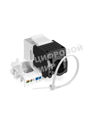 Модуль-вставка Keystone Jack RJ-45 ExeGate KJ-8P8C-U-C6-180-TL (Кат.6, неэкранированная, 180 градусов, IDC Toolless (без инструмента))