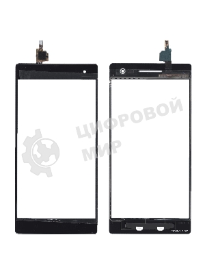 Сенсорное стекло (тачскрин) для Lenovo Phab 2 черное