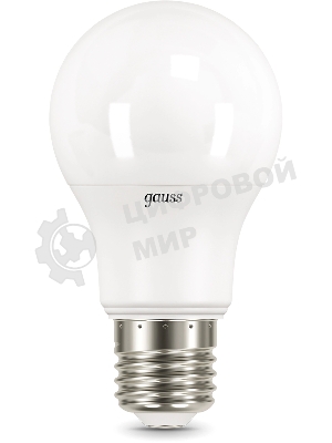 Лампа светодиодная Gauss 102502210-M 10Вт цок.: E27 груша 220B св. свеч. бел. нейт. A60 (упак.: 10 шт)