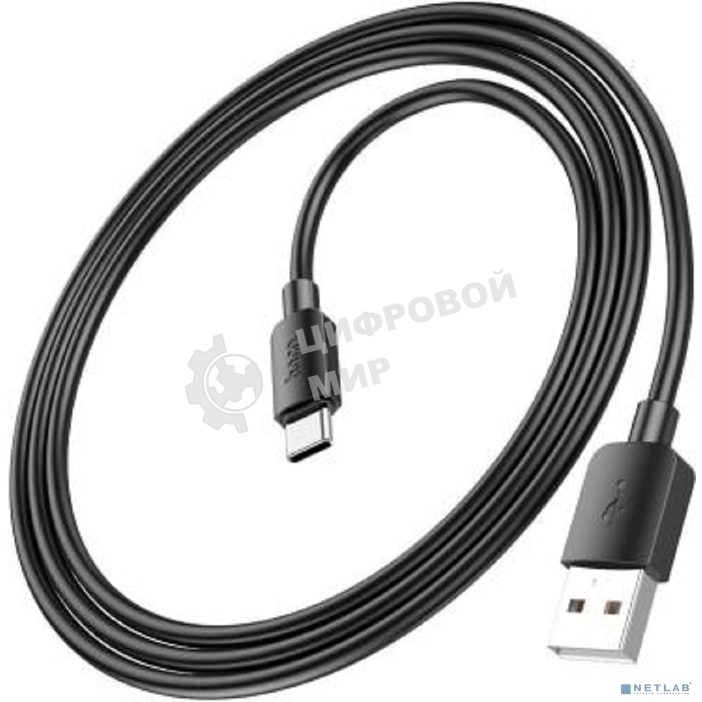 Кабель USB HOCO X96 Type-C/ 1m/ 3A/ Black