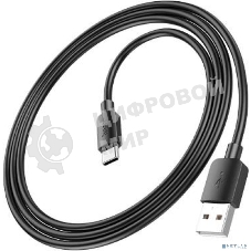 Кабель USB HOCO X96 Type-C/ 1m/ 3A/ Black