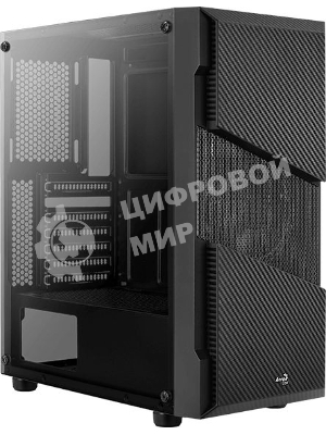 Компьютерный корпус Aerocool/Formula Menace Saturn FRGB-G-BK-v1 черный без БП ATX 4x120мм 2xUSB2.0 1xUSB3.0 audio bott PSU