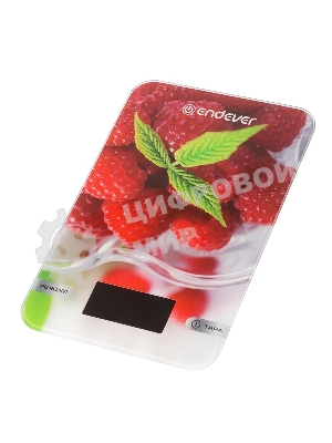 Весы кухонные Endever Chief-506 Цена деления - 1 г, Ситема мер в килограммах, граммах, ЖК дисплей.