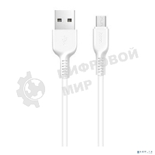 Кабель USB Micro/ HOCO HC-61175 X13/ 1m/ 2A/ White