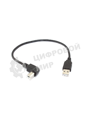 Кабель USB 2.0 на USB-B угол влево 0,3 м