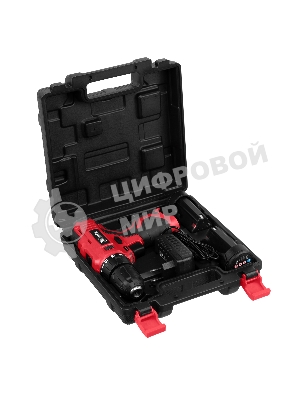 Дрель-шуруповерт аккумуляторная MTX MCDL-12-02P, Аккумуляторная, 12В, 2 АКБ, Кейс