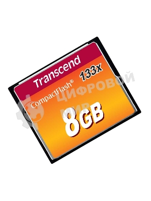 Флеш карта CF 8Gb Transcend TS8GCF133 w/o adapter