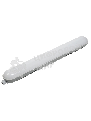 Светильник ДСП IEK LDSP0-1305-18-6500-K01 1305 18Вт 6500К IP65 600мм серый пластик размер 600х88х76 мм, аналог ЛСП-2х18Вт