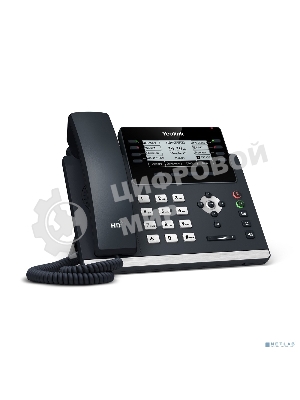 Ip-телфон YEALINK SIP-T43U, 12 аккаунтов, BLF, PoE, GigE, без БП, шт