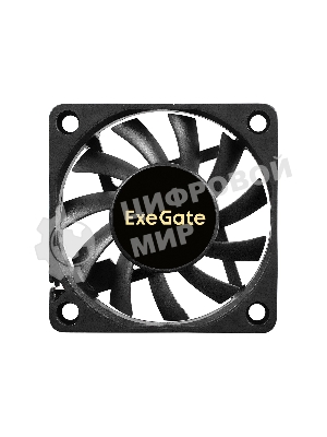 Вентилятор для корпуса ExeGate EX06010B3P-24 черный, 60 мм, 3200 об/мин, 24.1 дБ, 3 pin