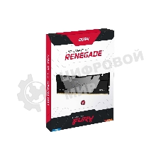Оперативная память Kingston Fury Renegade, DDR4, 32Gb (2x16Gb), 3600MHz, CL16, DIMM, с радиатором, черный