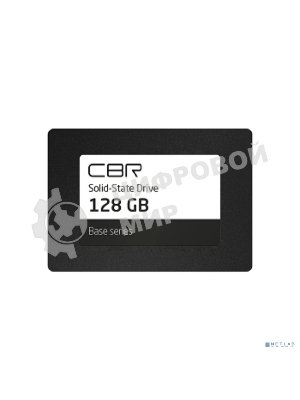 Накопитель SSD CBR Base SSD-128GB-2.5-BS24b, 128Gb, SATA III, 2.5