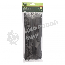 Хомуты Сибртех, 250 х 4,8 мм, пластиковые, черные, 100 шт.