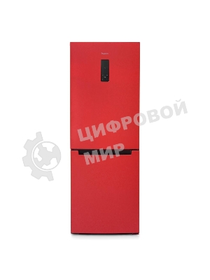 Холодильник Бирюса B-H920NF красный двухкамерный 210/100 л морозилка снизу, No Frost