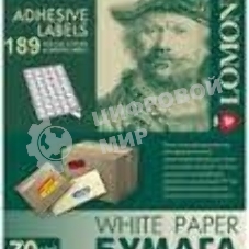 Самоклеящаяся бумага Lomond универсальная для этикеток, A4, 189 делен. (25.4 х 10 мм), 70 г/м2, 50 листов