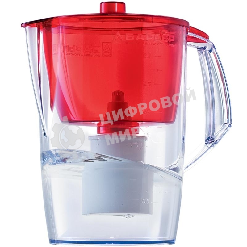 Фильтр для воды Фильтр-кувшин для воды БАРЬЕР Лайт(красный)