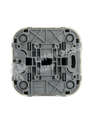 Выключатель Quteo 10A 2-клав., сл. кость Quteo Выключатель 10A 2-клав., сл. кость
