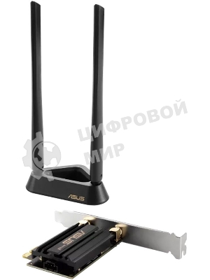 Сетевой адаптер Wi-Fi + Bluetooth Asus PCE-AXE59BT AX2400 PCI Express x1 2ант.
