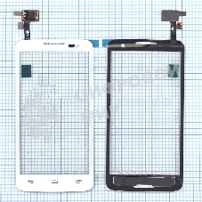 Сенсорное стекло (тачскрин) для Alcatel One Touch X'POP 5035X белое