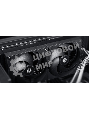 Вентилятор для корпуса ID-Cooling AS-120-K черный, 120 мм, 2000 об/мин, 27.2 дБ, 4 pin