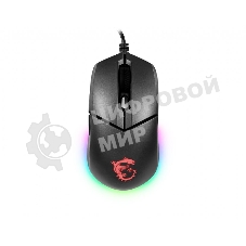 Мышь проводная MSI Clutch GM11 черный, 5000 dpi, USB, кнопки - 6