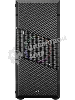Компьютерный корпус Aerocool/Formula Menace Saturn FRGB-G-BK-v1 черный без БП ATX 4x120мм 2xUSB2.0 1xUSB3.0 audio bott PSU