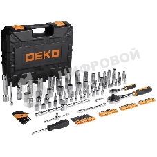 Набор инструментов Deko DKAT121 121 предмет (жесткий кейс)
