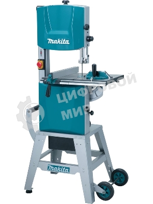 Пила Makita LB1200F ленточная [LB1200F] 900Вт,400\800м\мин,рез-165х305мм,81.2кг,кор,стол на ножках,подсв,угл направляющая+5полотен