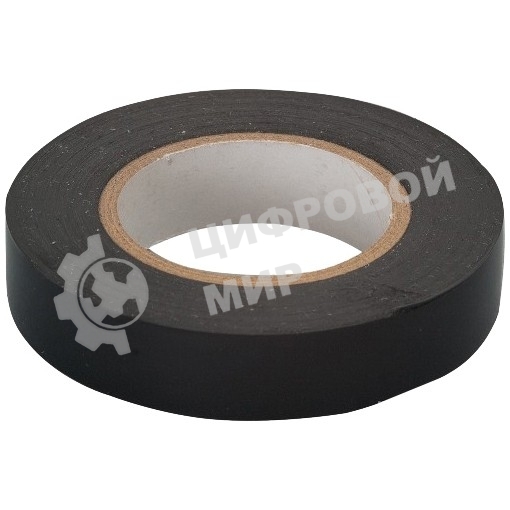 Изолента Сибртех ПВХ, 19 мм х 20 м, 180 мкм, черная