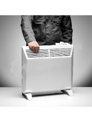 Конвектор Denzel XCE-1000 белый, 1000 Вт, 15 м2, термостат