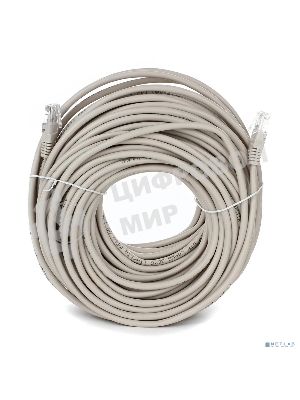 Патч-корд литой Aopen/Qust UTP cat.5е 30м серый