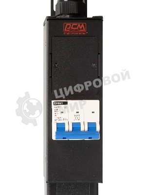 Блок распределения питания Powercom PDU-32AV24-18C3-6C9-3P верт.размещ. 18xC13 6xC19 3x32A IEC 60309 2м
