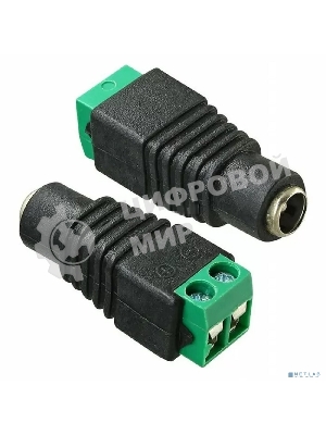 Разъем питания PROconnect гнездо 2.1х5.5 мм с клеммной колодкой